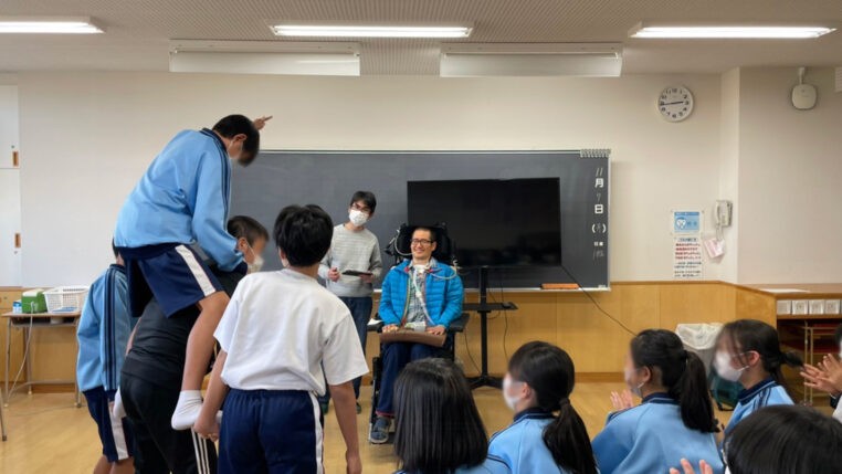 「中学生と体験するインクルーシブ教育」の写真